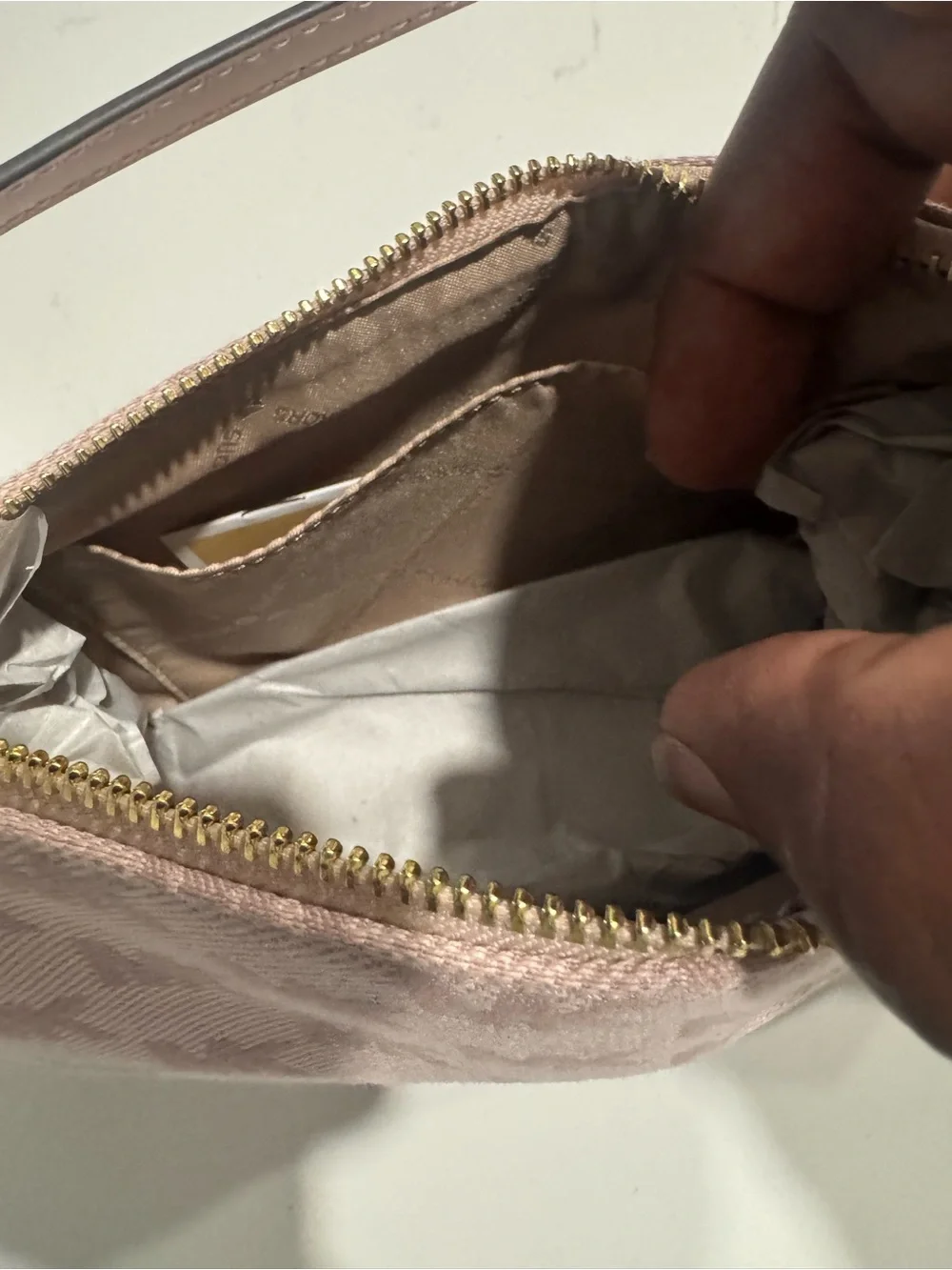 MICHAEL Michael Kors JET SET POUCHETTE - Handbag - soft pink NWT